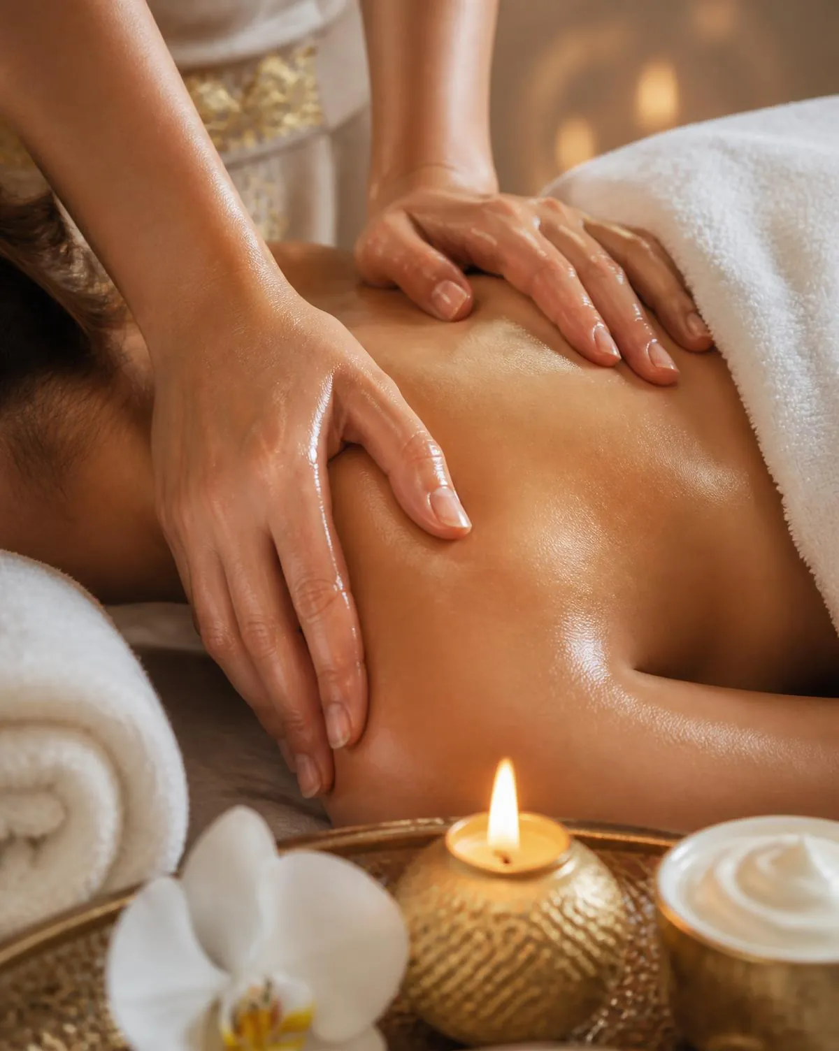 Massagem relaxante no espaço In Beauty