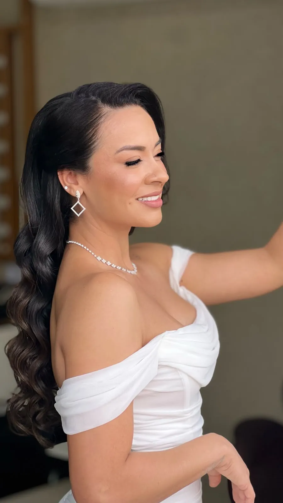 Produção de noiva para casamento civil